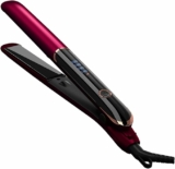 1 Inch Anti Static Flat Iron Travel Straightener with Floating Ceramic Plates and Digital Controls