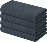 4-Pack 100% Cotton Waffle Weave Kitchen Towels