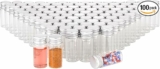 100 Pcs 10ml Small Clear Glass Bottles