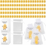 100pcs Positive Inspirational Potatoes w/ Funny Card & Organza Bag