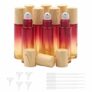 10pcs 10ml Refillable Essential Oil Roller Bottles with Plastic Cap