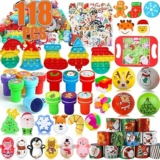 118 Pcs Christmas Party Favors