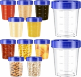 12 Pack Salad Dressing Container with Lids