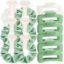 12-Pc Scrunchie & Hair Claw Set (6-Ct Scrunchie & 6-Ct Hair Claws)