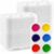 120 Pack White Art Paint Tray Palette 6 Well