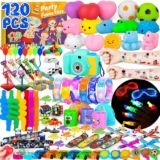 120 Pcs Party Favors Toys with Stickers