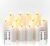 Set of 12 Flameless LED Pillar Candles w/ Remote & Timer