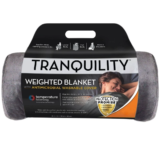 48″x72″ 15lbs Temperature Balancing Weighted Blanket Gray – Tranquility