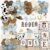 165Pcs My First Rodeo Birthday Decorations, Include One Boxes, Brown Blue Balloons Arch, Banner, Highchair Banner, Cake Topper