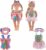 2-Pc 18″ Doll Swimsuit Clothes