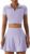 2-Pc Women’s Tennis Outfit (Crop Top & High Waist Skort w/ Short)