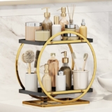 2-Tier Makeup Organizer for Vanity Bathroom Countertop Organizer