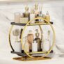 2-Tier Makeup Organizer for Vanity Bathroom Countertop Organizer