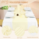 20 Pack Beige Table Runner 12 x 108 Inch