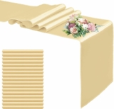 20 Pack Satin Table Runner 12 x 108 Inch Long