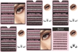 Natural Look Eyelash Extensions Wispy Lash Clusters