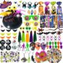 201PCS Halloween Party Favor Toys for Trick or Treat Halloween Goodie Bag