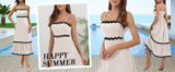Women’s Ric Rac Summer Smocked Dress