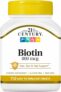 3-Pack 21st Century Biotin Tablets, 800 mcg, 110 Count