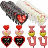 24 Pcs Large I Love You Balloon Balloons