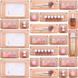25 PCS Plastic Drawer Organizers Set, 4-Size