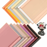 280 Sheets Gold Edge Flower Wrapping Paper, 14 Colors