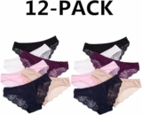 12Pack Women’s Lace Underwear