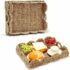 Bamboo Heart-Shaped Couch Cup & Snack Holder Tray