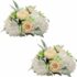 8 Bunches 17.3″ Artificial Silk Rose Flowers