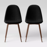 2-Pack Project 62 Copley Upholstered Dining Chair Black