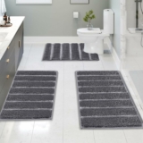 3-Piece Bathroom Rugs Set