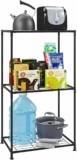 3 Tier Fixed Layer Spacing Storage Shelf Metal Storage Rack