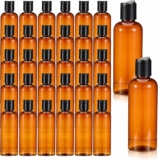 30 Pack Refillable Squeeze Bottles for Shampoo, 6.8 oz
