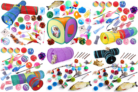 20Pc-31Pc Assorted Cat Toys and Tunnel