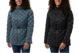 32 Degrees Ladies’ Belted Diamond Quilt Jacket