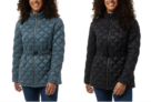 32 Degrees Ladies’ Belted Diamond Quilt Jacket