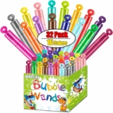 32Pack 16 Colors Mini Bubble Wands