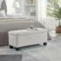 31.5″ Modern Octagonal Coffee Table with Marble Print Top & Metal Base