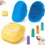 7-Pc Dog Scrubber & Toothbrush Set (3-Ct Scrubbers & 4-Ct Finger Toothbrush)