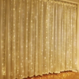 3x3M,300 LED USB Curtain String Lights,8 Modes