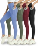 4 Pack Women’s Leggings with Pockets