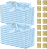 20-Count Satin Napkins + 20-Ct Napkin Rings Set