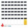 48pcs 4oz Small Plastic Juice Bottles with Caps