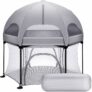 53” Premium Baby Pop-Up Playpen with Dome, Padded Floor, & Travel Bag