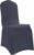 6 PCS Dark Grey Spandex Chair Covers