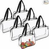 6 Packs Large Toy Storage Bags with Labels