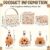 6 Pcs Capybara Bag set w/ Plush Keychain