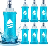 6 Pcs Soft Flask Folding Water Bottle Collapsible