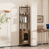 6-Tier Book Shelf with Storage Cabinet