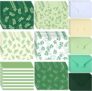 60 Set Colorful Envelopes and Sage Green Cards